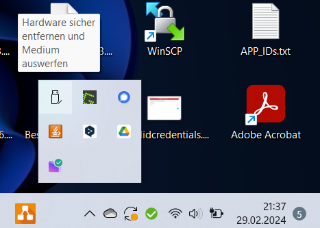 SSD sicher entfernen 2