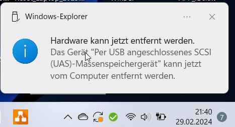 SSD sicher entfernen 4